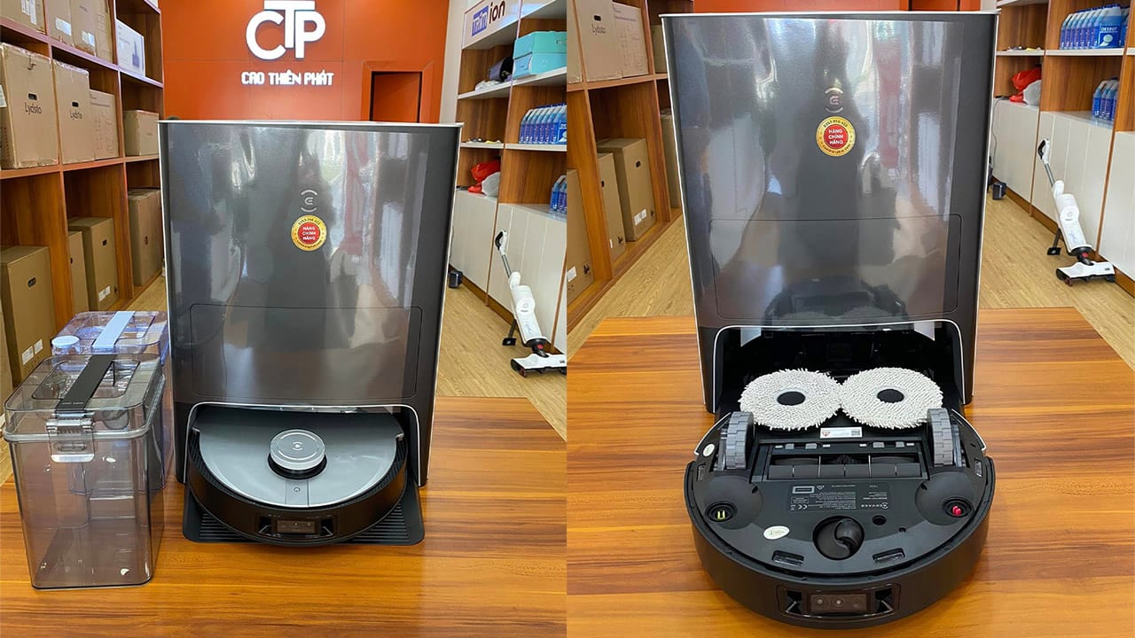 Robot hút bụi Ecovacs X1 OMNI hình ảnh thực tế