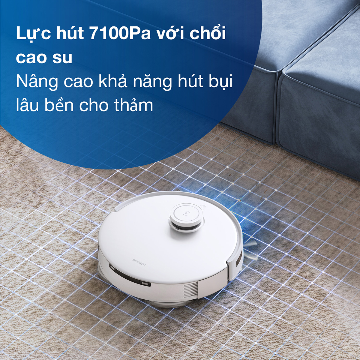 Ecovacs T20E OMNI Lực hút 7100Pa