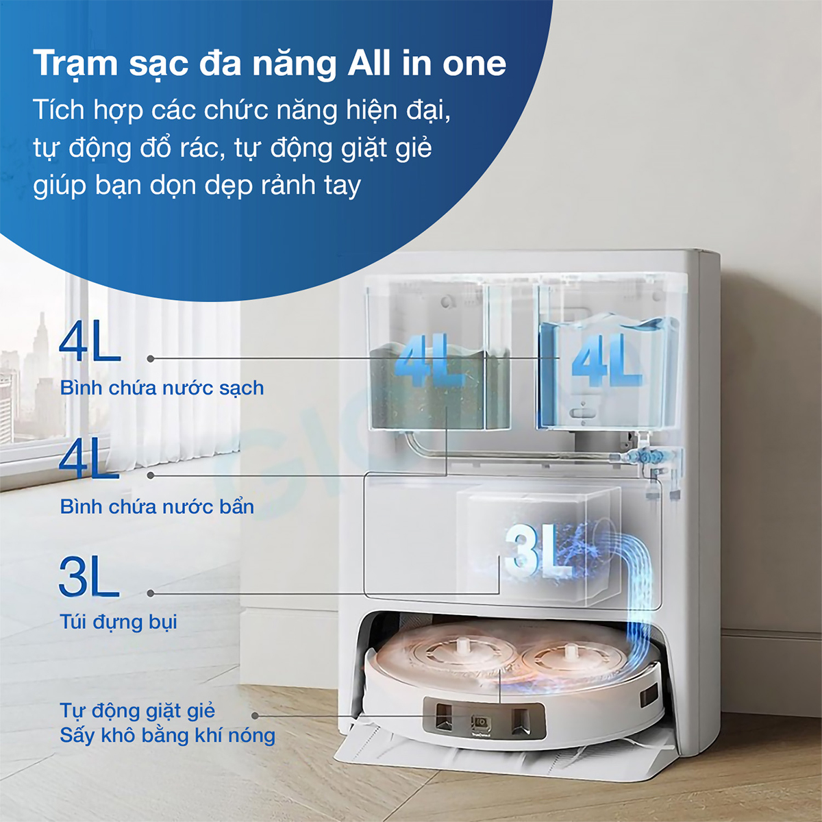 Ecovacs T20E OMNI Trạm OMNI