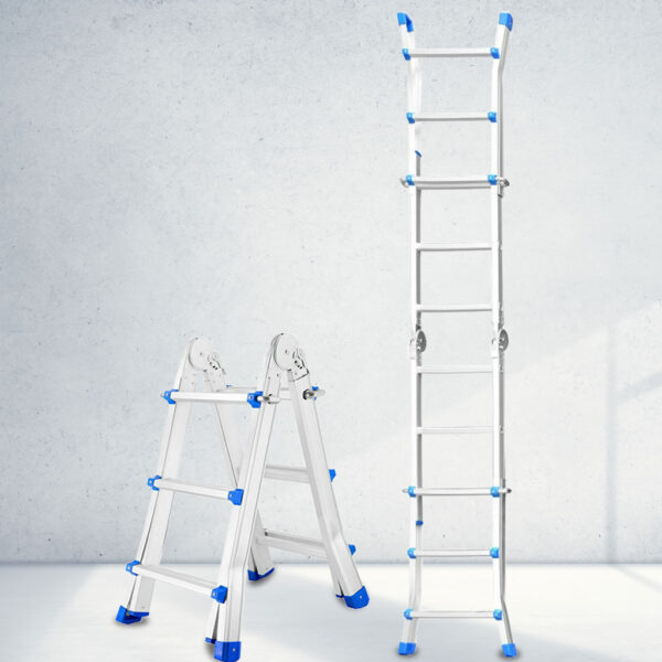 [ DÀY-CỨNG-GIÁ RẺ] Thang Nhôm Rút Đa Năng Chữ A DAKITA