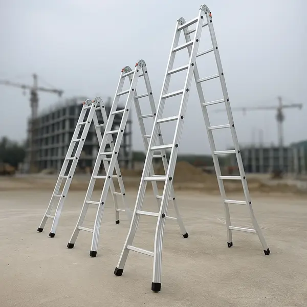 Thang Nhôm Chữ A Chốt Khoá Tự Động Loại Dày Tốt Nhẹ