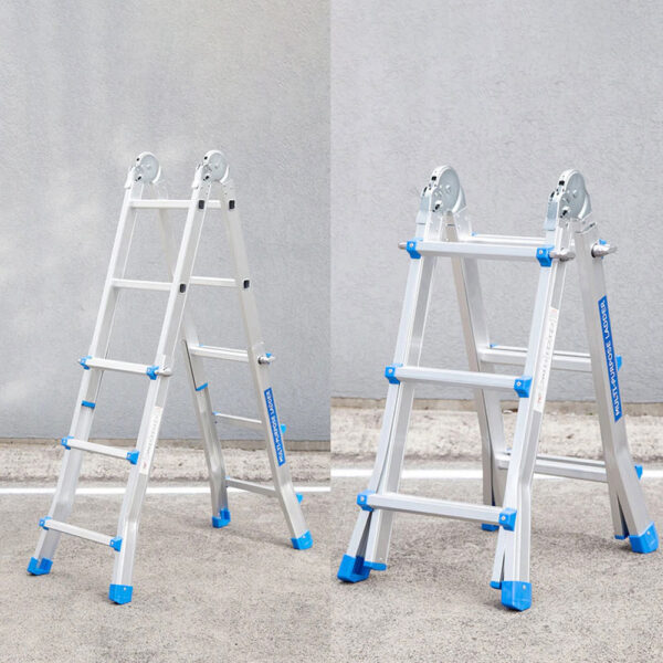 Thang Nhôm Rút Trượt Chữ A DAKITA [Dày Cứng Giá Rẻ]