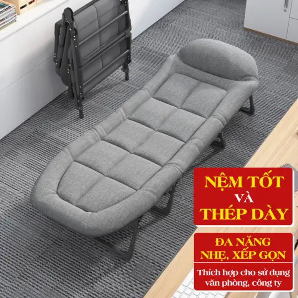 Giường Sắt Văn Phòng Xếp Gọn Đa Năng DKB