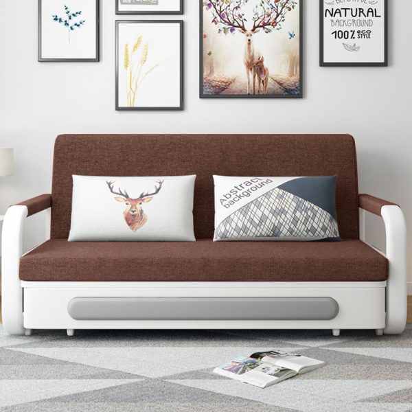 Sofa Giường Kéo Thông Minh Dakita -DKB-910- Màu Nâu