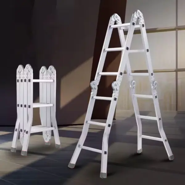 Thang Nhôm Gấp 4 Đoạn DAKITA - Thang Đa Năng Linh Hoạt Nhiều Kiểu Dáng