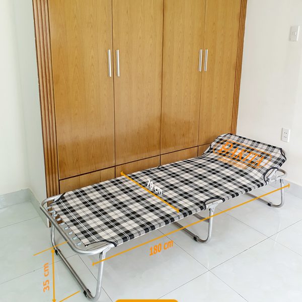 Giường Xếp Cao Cấp DAKITA DKG-170L [Khung thép dày lưới Rộng 70cm]