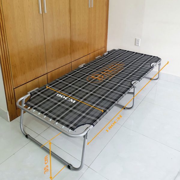 Giường Xếp Cao Cấp DAKITA DKG-190L [Khung thép vải lưới Rộng 90cm]