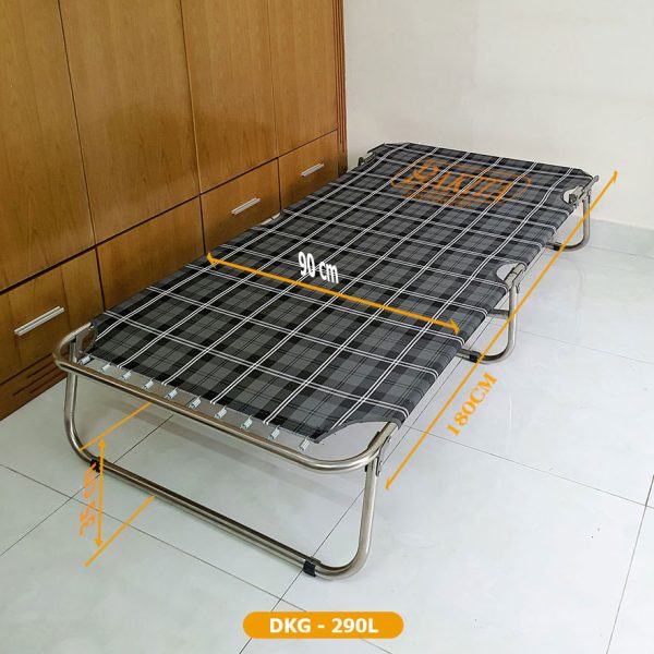 Giường Xếp Cao Cấp DAKITA DKG-290L [Khung inox vải lưới Rộng 90cm]