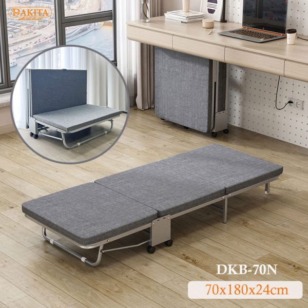 [Rộng 70cm] Giường Ngủ DAKITA DKB-70N - Giường Ngủ Có Nệm Gấp Gọn Đa Năng