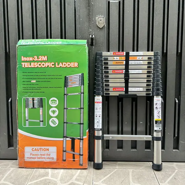 Thang Inox Rút Đơn DAKITA Model R Khóa Tự Động [GIÁ SIÊU RẺ - CHẤT LƯỢNG - AN TOÀN TUYỆT ĐỐI]