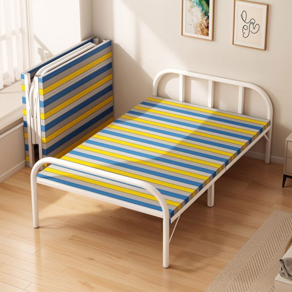 [Rộng 100cm-3 Màu] Giường Ngủ Có Nệm Gấp Gọn DAKITA DKN-1000 [KHUNG TRÒN TRẮNG - GIÁ RẺ]