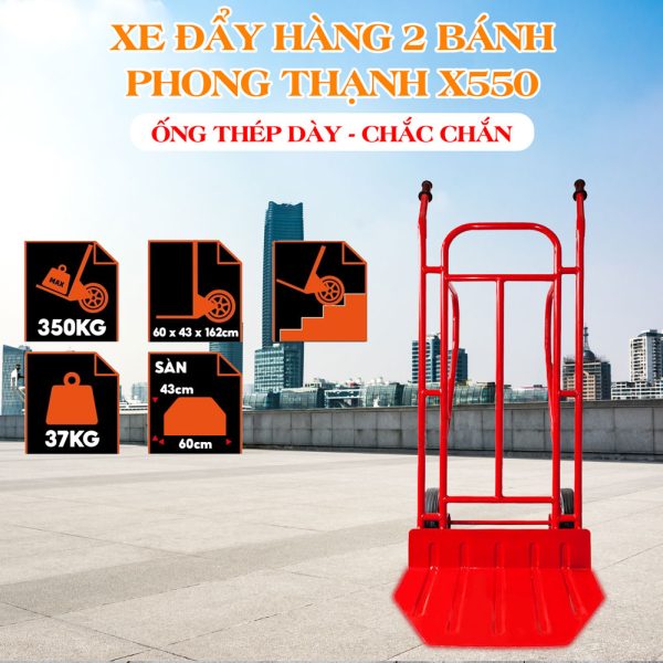 Xe Đẩy Hàng Phong Thạnh 2 Bánh X550