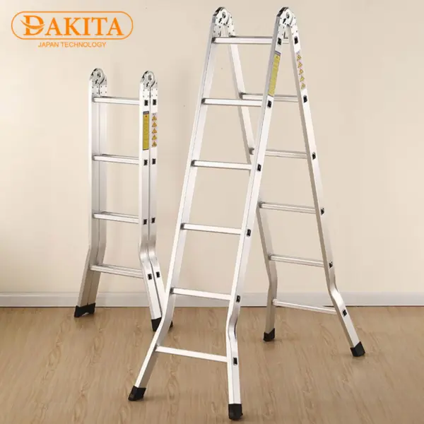 Thang Nhôm Chữ A Chốt Khoá Tự Động Loại Dày Tốt Nhẹ