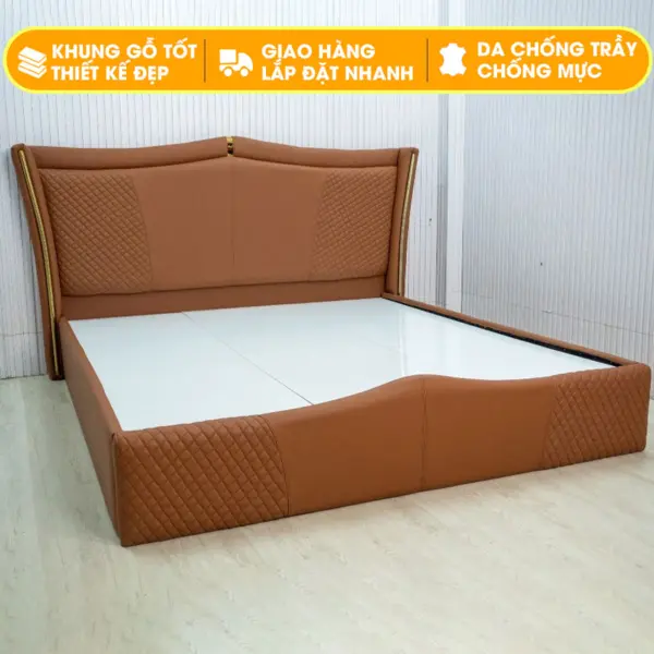 [DA CHỐNG TRẦY CHỐNG MỰC] Giường Ngủ Bọc Nệm DAKITA Phong Cách Hiện Đại