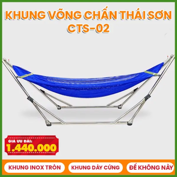 Khung Võng Chấn Thái Sơn Inox 100% Rất Dày CTS02