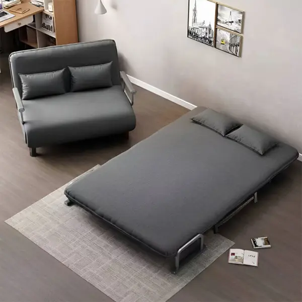 [Thép Dày Hơn, Nệm Êm Hơn] Ghế Sofa Ngã Thành Giường Ngủ Nâng Cao Đầu Tựa Lưng Thương Hiệu DAKITA