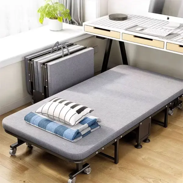 [Nệm Dày - Khung Chắc Chắn] Giường Ngủ Có Nệm Xếp Gọn Đa Năng DKB