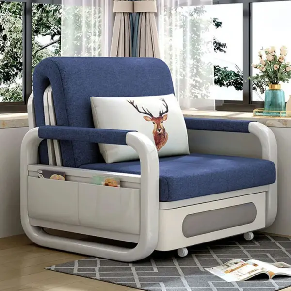 [Nệm Mút Bọt Biển + Hộc Tủ Vải + Thép Tốt ] Sofa Kéo Thành Giường Thông Minh Nhập Khẩu Cao Cấp DKB-908V