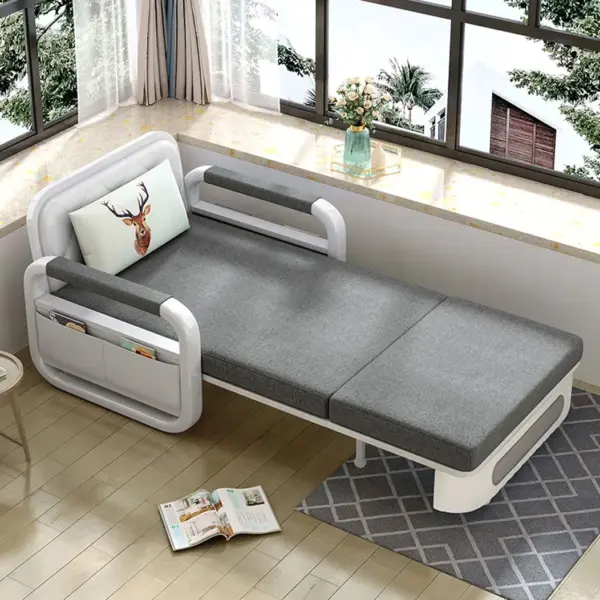[Nệm Mút Bọt Biển + Hộc Tủ Vải + Thép Tốt ] Sofa Kéo Thành Giường Thông Minh Nhập Khẩu Cao Cấp