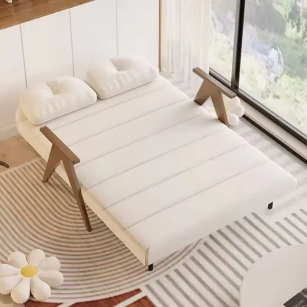 [Chân Gỗ - Vải Nhung]. Giường Ngủ Thành Ghế Nâng Cao Đầu DAKITA DKS